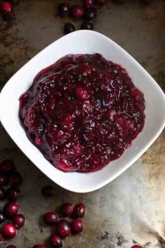 Raw Cranberry Sauce Recipe
